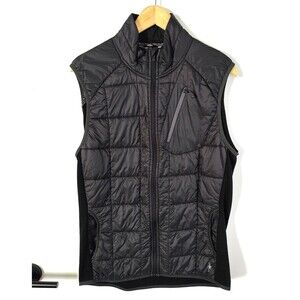Smartwool Vest Jacket Men L Black Smartloft PHD Wool Fill Quilted Lightweight
